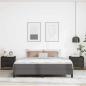 Preview: Bettrahmen mit Matratze Grau 180 x 200 cm Stoff