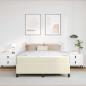 Preview: Bettrahmen mit Matratze Creme 140 x 190 cm Stoff