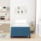 Preview: Bettrahmen Dunkelblau 90 x 190 cm Stoff