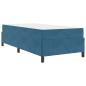 Preview: Bettrahmen Dunkelblau 90 x 200 cm Stoff