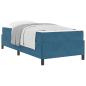 Preview: Bettrahmen Dunkelblau 100 x 200 cm Stoff