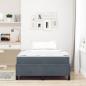 Preview: Bettrahmen Dunkelgrau 120 x 190 cm Stoff