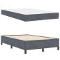 Preview: Bettrahmen Dunkelgrau 120 x 190 cm Stoff