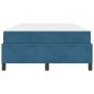 Preview: Bettrahmen Dunkelblau 120 x 190 cm Stoff