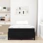 Preview: Bettrahmen Schwarz 120 x 200 cm Stoff