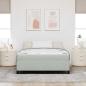 Preview: Bettrahmen Hellgrau 160 x 200 cm Stoff
