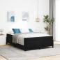Preview: ARDEBO.de - Bettrahmen Schwarz 160 x 200 cm Stoff