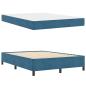 Preview: Bettrahmen Dunkelblau 160 x 200 cm Stoff
