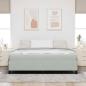 Preview: Bettrahmen Hellgrau 180 x 200 cm Stoff