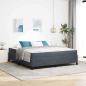 Preview: ARDEBO.de - Bettrahmen Dunkelgrau 180 x 200 cm Stoff