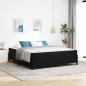 Preview: ARDEBO.de - Bettrahmen Schwarz 180 x 200 cm Stoff