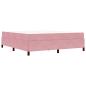 Preview: Bettrahmen Rosa 180 x 200 cm Stoff