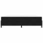 Preview: Bettrahmen Schwarz 200 x 200 cm Stoff