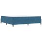 Preview: Bettrahmen Dunkelblau 200 x 200 cm Stoff