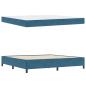 Preview: Bettrahmen Dunkelblau 200 x 200 cm Stoff