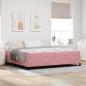Preview: ARDEBO.de - Bettrahmen Rosa 200 x 200 cm Stoff