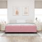 Preview: Bettrahmen Rosa 200 x 200 cm Stoff