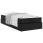 Preview: Bettgestell mit Matratze Sonstiges 2 Stk. Schwarz PVC