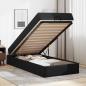 Preview: Bettgestell mit Matratze Sonstiges 2 Stk. Schwarz PVC