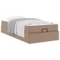 Preview: Bettgestell mit Matratze Sonstiges 2 Stk. Hellbraun PVC