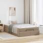 Preview: ARDEBO.de - Bettgestell mit Matratze Sonstiges 2 Stk. Hellbraun PVC