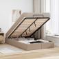 Preview: Bettgestell mit Matratze Sonstiges 2 Stk. Hellbraun PVC
