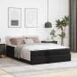 Preview: ARDEBO.de - Bettgestell mit Matratze Sonstiges 2 Stk. Schwarz PVC