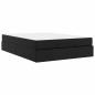 Preview: Bettgestell mit Matratze Sonstiges 2 Stk. Schwarz PVC