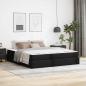 Preview: ARDEBO.de - Bettgestell mit Matratze Sonstiges 2 Stk. Schwarz PVC