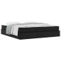 Preview: Bettgestell mit Matratze Sonstiges 2 Stk. Schwarz PVC