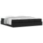 Preview: Bettgestell mit Matratze Sonstiges 2 Stk. Schwarz PVC