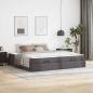 Preview: ARDEBO.de - Bettgestell mit Matratze Sonstiges 2 Stk. Grau PVC