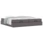 Preview: Bettgestell mit Matratze Sonstiges 2 Stk. Grau PVC