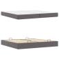 Preview: Bettgestell mit Matratze Sonstiges 2 Stk. Grau PVC