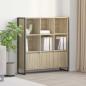 Preview: ARDEBO.de - Bücherregal 99,5 x 30 x 108 cm Holzwerkstoff Sonoma