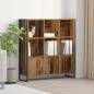 Preview: ARDEBO.de - Bücherregal 99,5 x 30 x 108 cm Holzwerkstoff Altholz