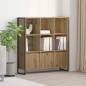 Preview: ARDEBO.de - Bücherregal 99,5 x 30 x 108 cm Holzwerkstoff