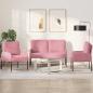 Preview: ARDEBO.de - Sofagarnituren 3 Stk. Rosa Sperrholz