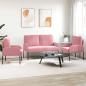 Preview: Sofagarnituren 3 Stk. Rosa Sperrholz