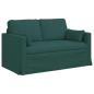 Preview: Sofa Set 2 stk. Dunkelgrün Stoff