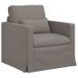 Preview: Sofa Set 2 stk. Taupe Stoff