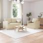 Preview: ARDEBO.de - Sofa Set 2 stk. Creme Stoff