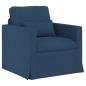 Preview: Sofa Set 2 stk. Blau Stoff