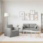 Preview: Sofa Set 2 stk. Hellgrau Samt