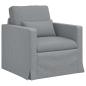 Preview: Sofa Set 2 stk. Hellgrau Stoff