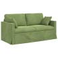 Preview: Sofa Set 2 Stk. Hellgrün Samt