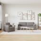 Preview: Sofa Set 2 stk. Taupe Stoff