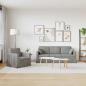 Preview: Sofa Set 2 stk. Hellgrau Samt