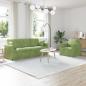 Preview: ARDEBO.de - Sofa Set 2 stk. Hellgrün Samt