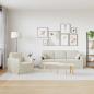 Preview: Sofa Set 2 Stk. Creme Samt
